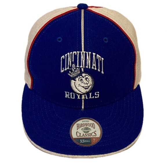 Cincinnati Royals Hardwood Classics Basketball Cap Fitted Rare NEW Size 7 XS - Picture 11 of 11
